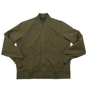 Banana Republic Size L Olive-Green Bomber Jacket (Retail Price $125+)